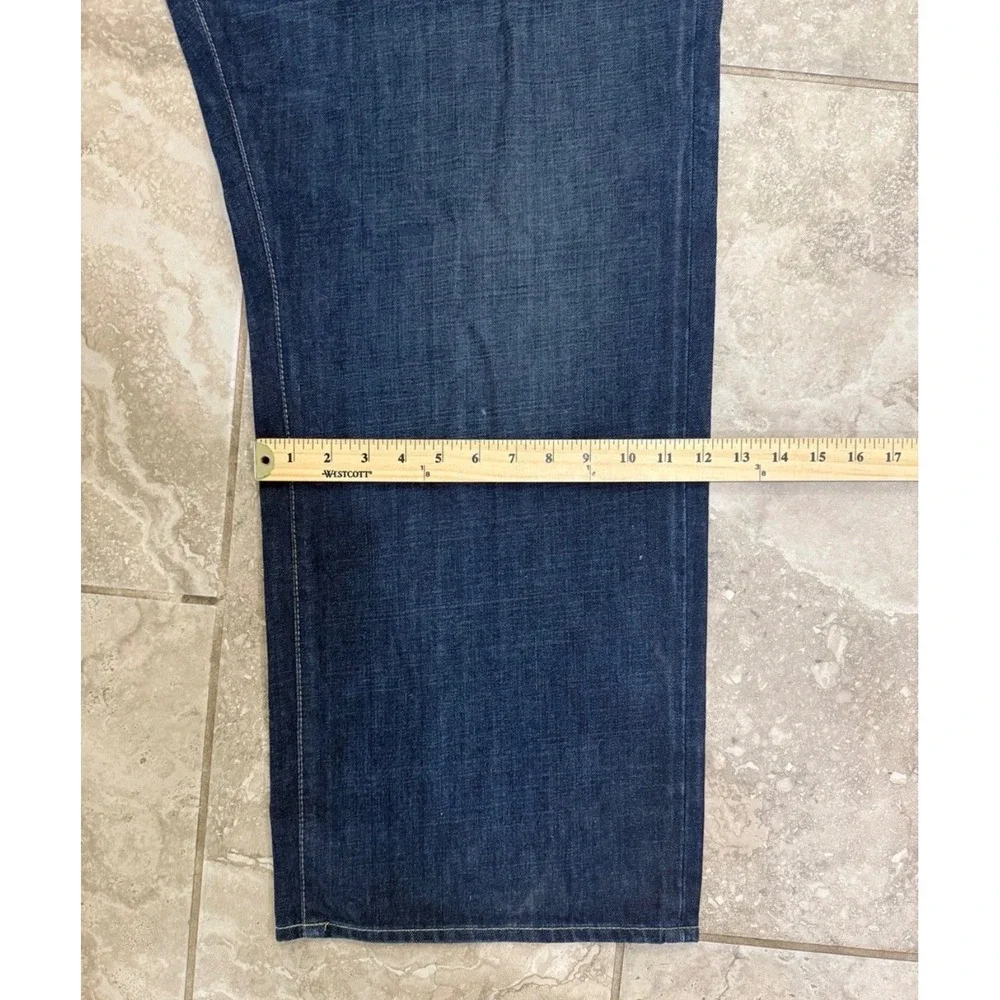 Polo Ralph Lauren Mens Big & Tall 50B x 32 Dark Wash Indigo Denim‎ Jeans